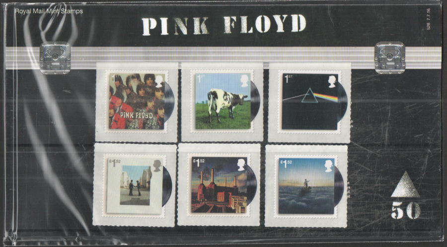 (image for) 2016 Pink Floyd Royal Mail Presentation Pack 528 - Click Image to Close